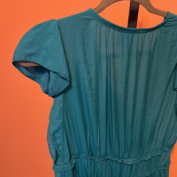 Knox Rose teal ruffle dress size small - Picture 13 of 15